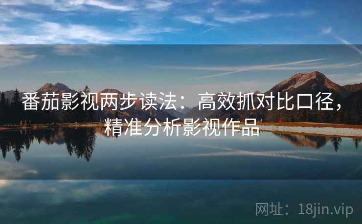 番茄影视两步读法:高效抓对比口径,精准分析影视作品 番茄影视两步读法:高效抓对比口径,精准分析影视作品